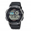 JAM TANGAN  CASIO Water Resistance 100M Black Resin Band