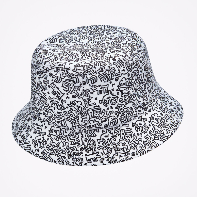 AKSESORIS SNEAKERS CONVERSE x Keith Haring Reversible Bucket Hat