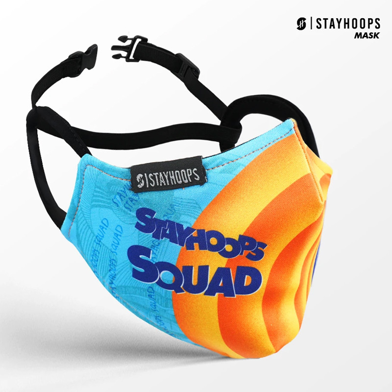MASKER BASKET STAY HOOPS THE SQUAD 3PLY Face Mask