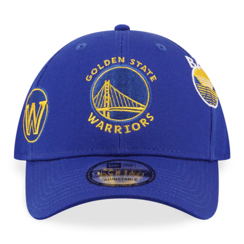 TOPI BASKET NEW ERA GOLDEN STATE WARRIORS LEAGUE MULTI LOGOS 9FORTY CAP