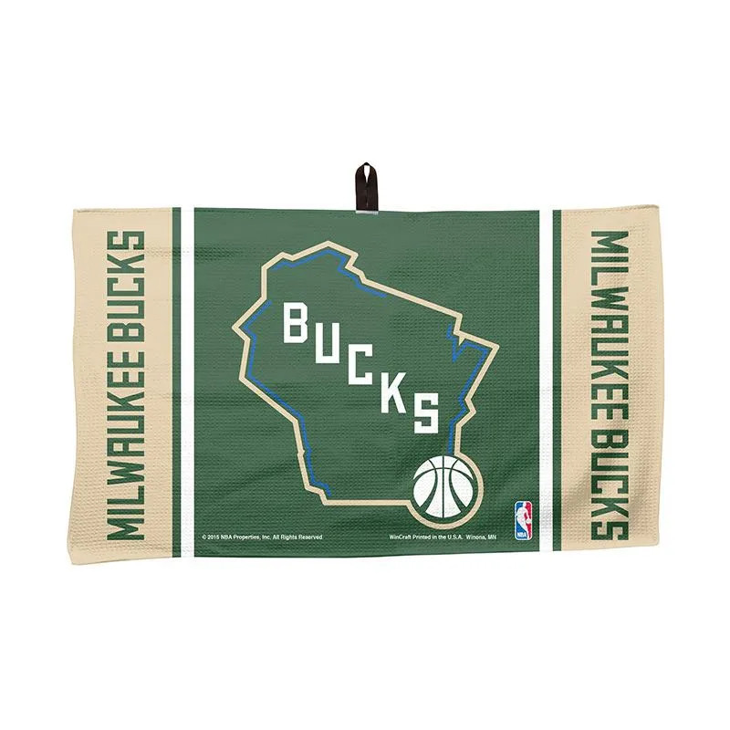 PERALATAN BASKET WINCRAFT Milwaukee Bucks NBA Towel