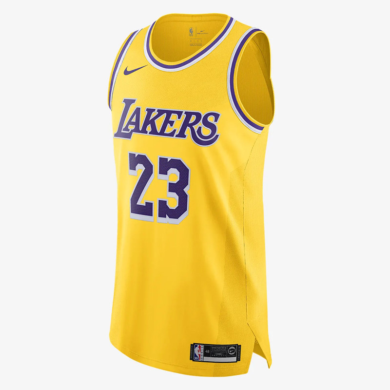 BAJU BASKET NIKE LeBron James Lakers Icon Edition Authentic Jersey