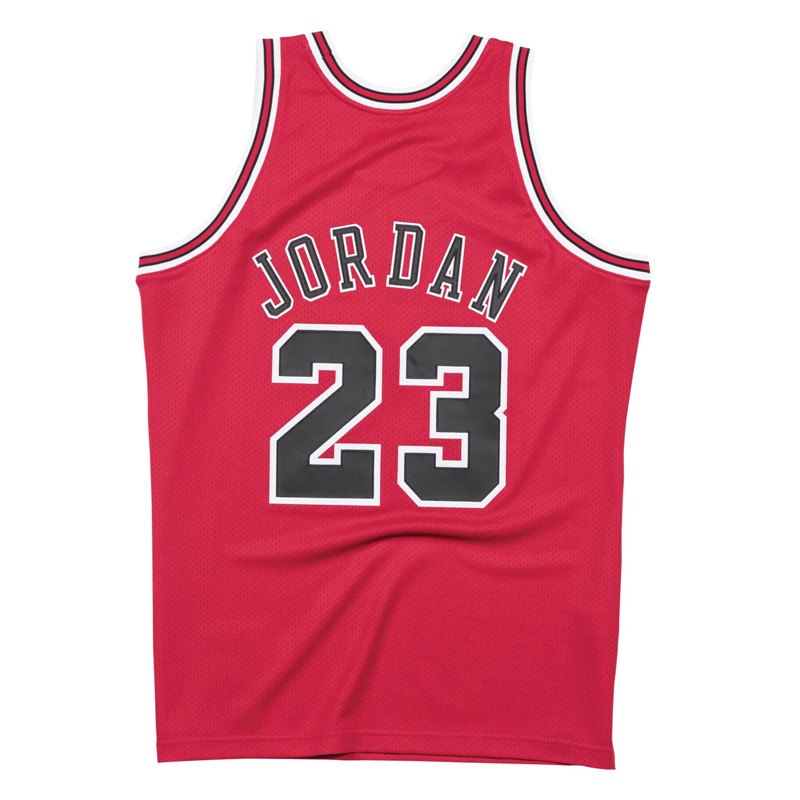 BAJU BASKET MITCHELL N NESS Chicago Bulls NBA Final 1997-1998 Michael Jordan Authentic Jersey