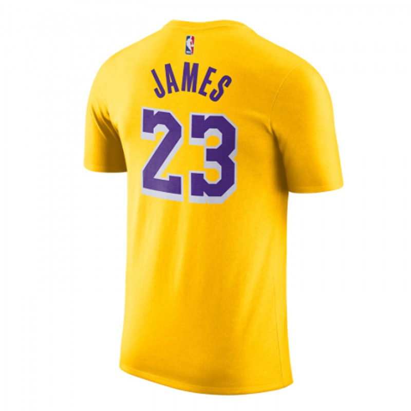 BAJU BASKET NIKE LeBron James Los Angeles Lakers Icon Edition Tee