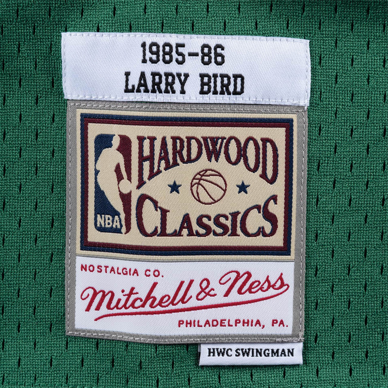 BAJU BASKET MITCHELL N NESS Larry Bird Boston Celtics Road 1985-86 Swingman Jersey