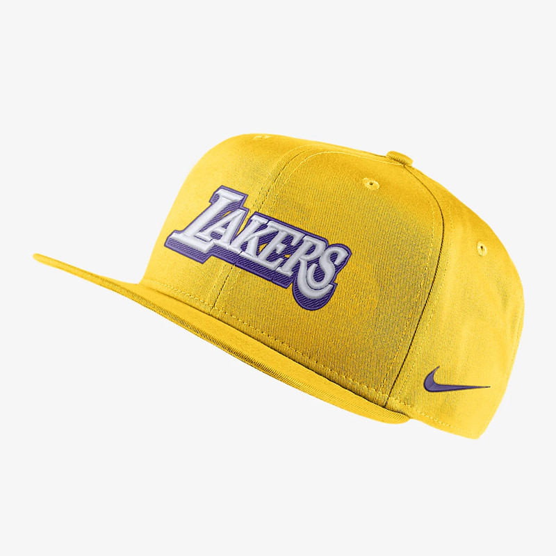 AKSESORIS BASKET NIKE Los Angeles Lakers Pro Adjustable Logo City Edition Cap