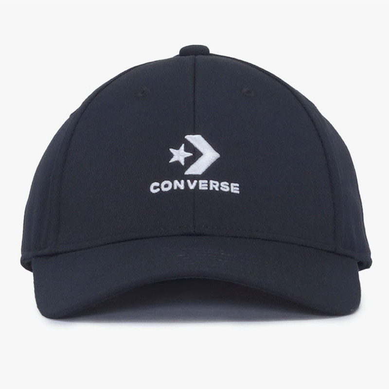 TOPI SNEAKERS CONVERSE LOGO LOCK-UP BASEBALL HAT