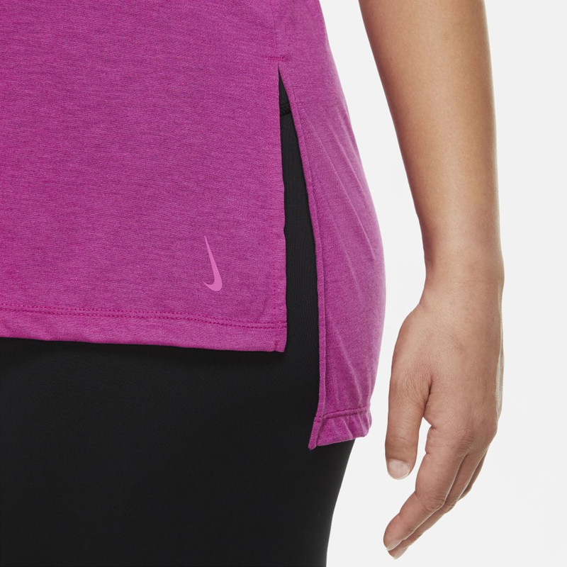 BAJU TRAINING NIKE Wmns Yoga Dry Fit Layer Short Sleeve Top