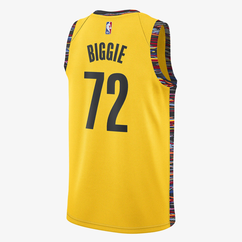 BAJU BASKET NIKE Biggie x Brooklyn Nets NBA Swingman Jersey