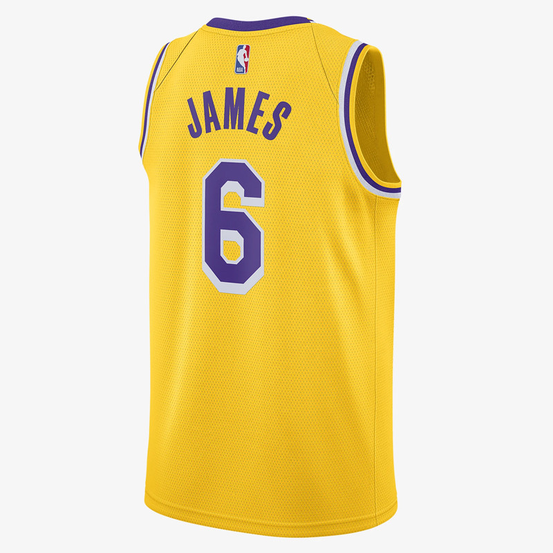 BAJU BASKET NIKE LeBron James LA Lakers Icon Edition Swingman Jersey