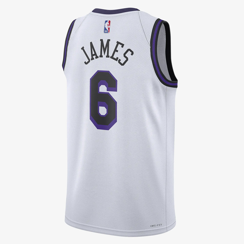 BAJU BASKET NIKE LeBron James Los Angeles Lakers City Edition Swingman Jersey