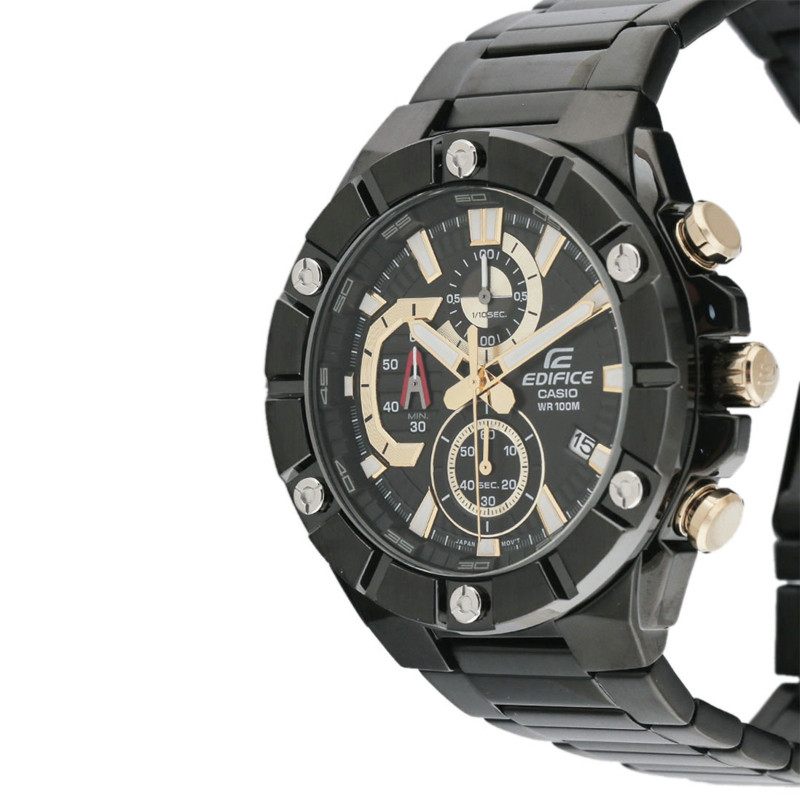 JAM TANGAN  CASIO Edifice Chronograph Black Dial Watch