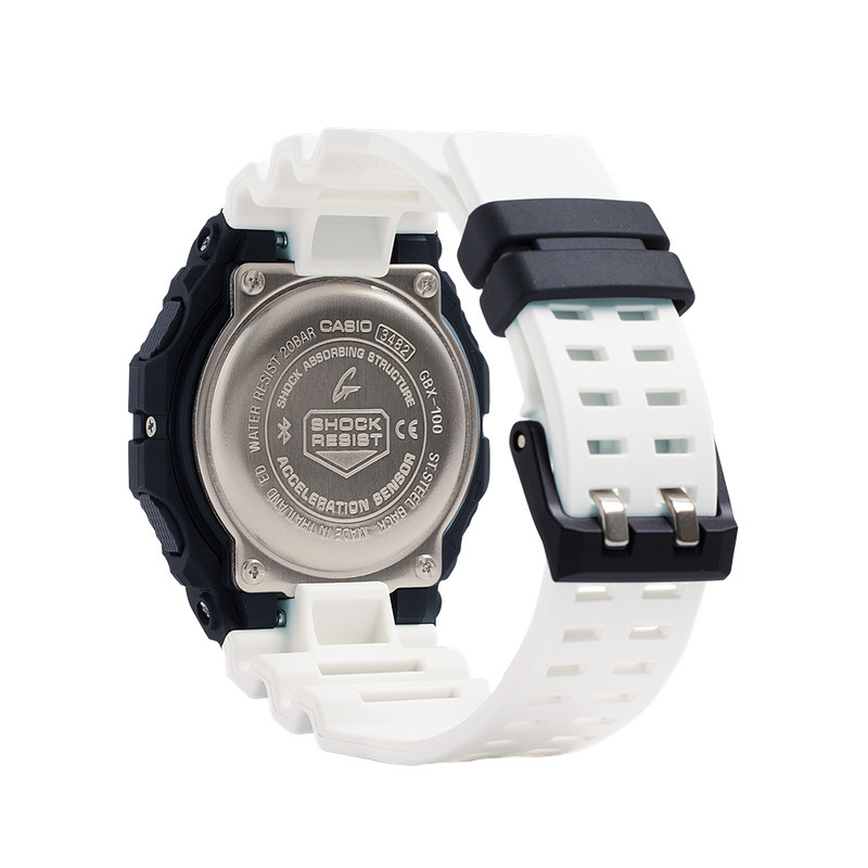 JAM TANGAN  CASIO G-Shock G-Lide Digital Dial White Resin Strap