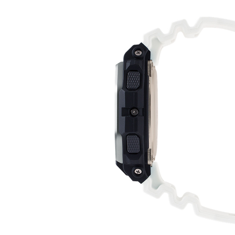 JAM TANGAN  CASIO G-Shock G-Lide Digital Dial White Resin Strap