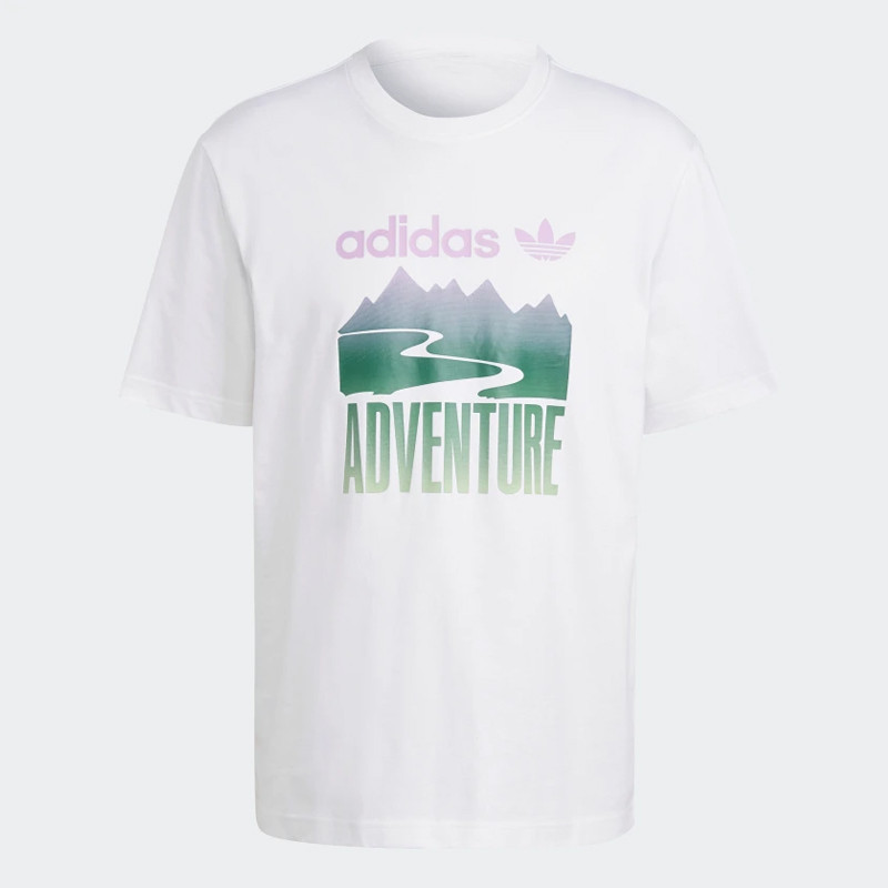 BAJU SNEAKERS ADIDAS Adventure Mountain Logo Tee
