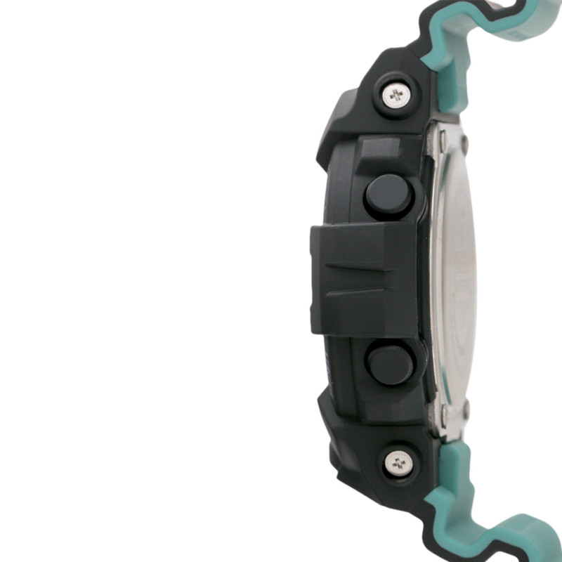 JAM TANGAN  CASIO G-Shock Special Color Models Digital Analog Dial Black Resin Strap
