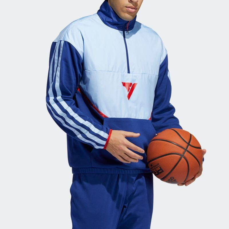 BAJU BASKET ADIDAS Trae Young Pullover Basketball Jacket