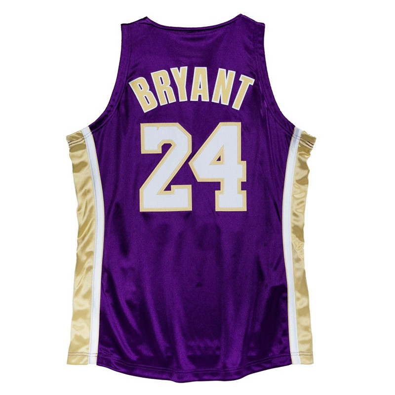 BAJU BASKET MITCHELL N NESS Los Angeles Lakers Kobe Bryant Hall Of Fame Authentic Jersey