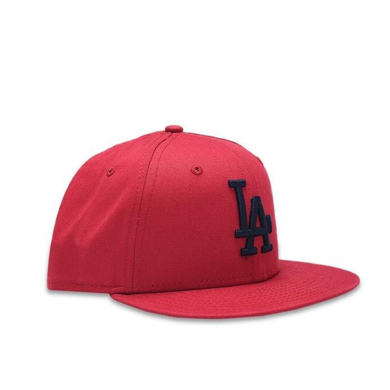 AKSESORIS SNEAKERS NEW ERA Los Angeles Dodgers Essential Red 9FIFTY Kids Cap