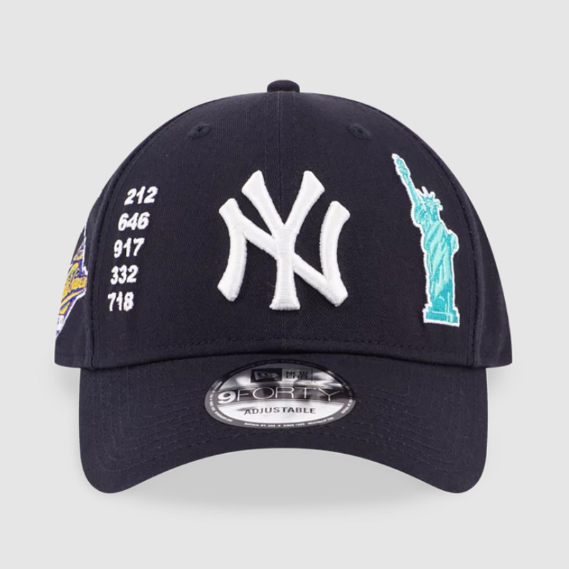 AKSESORIS SNEAKERS NEW ERA 940 City Logos New York Yankees Cap