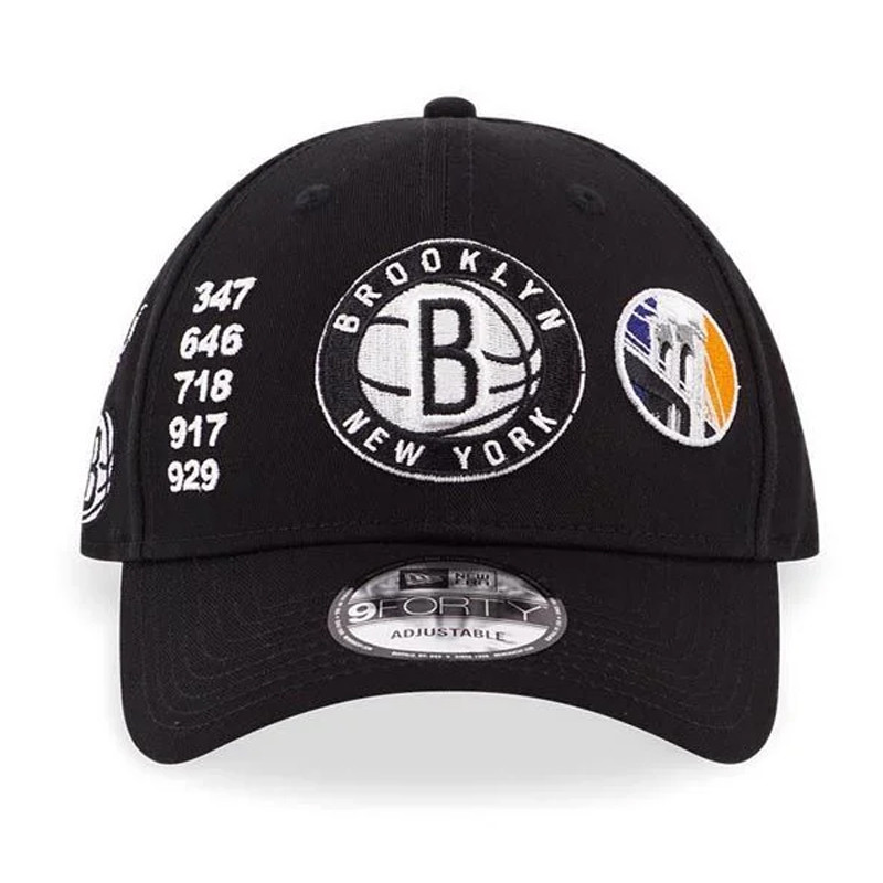 AKSESORIS BASKET NEW ERA 940 City Logos Brooklyn Nets Cap