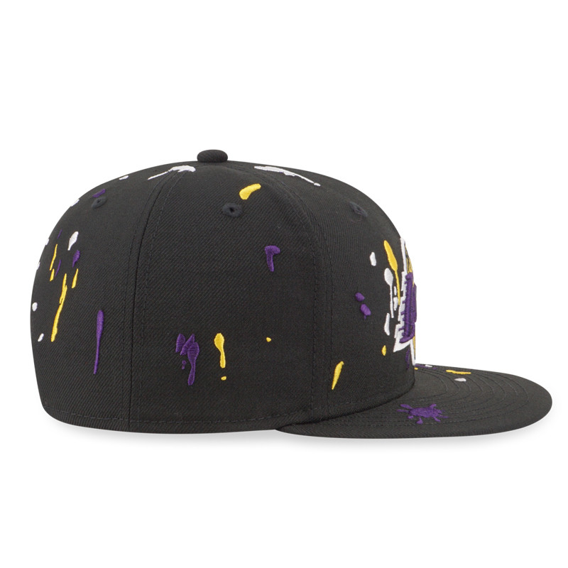 TOPI BASKET NEW ERA 9FIFTY Los Angeles Lakers Splash Embroidery Snapback