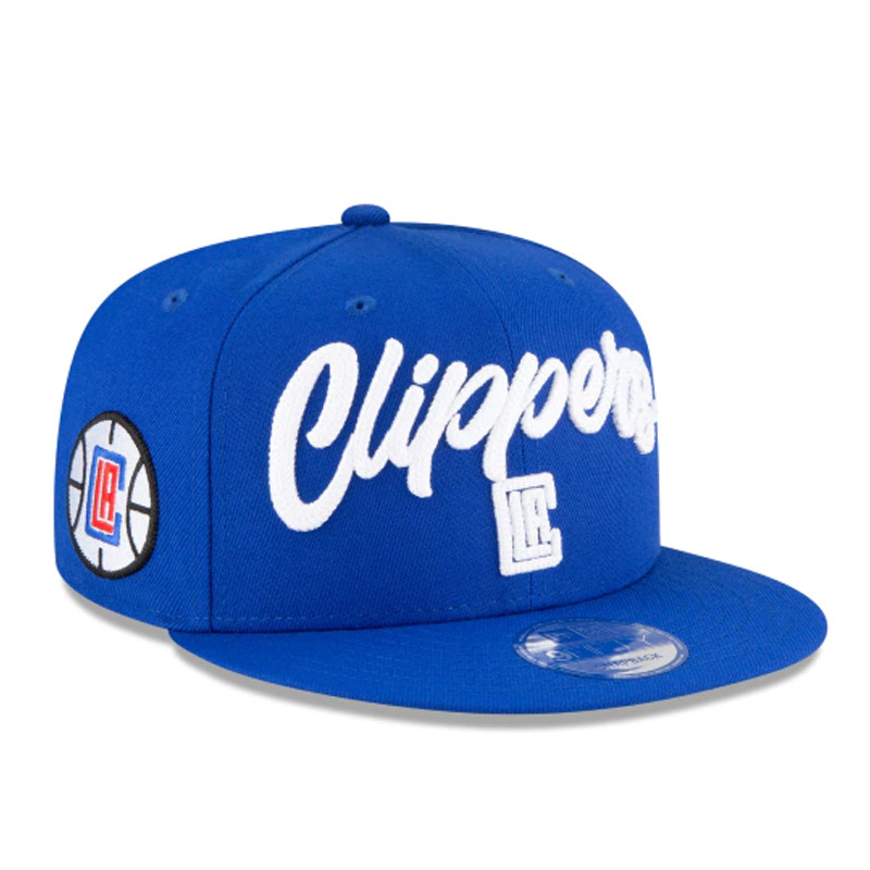 AKSESORIS BASKET NEW ERA Los Angeles Clippers Blue NBA Authentics Draft Series 9FIFTY Cap