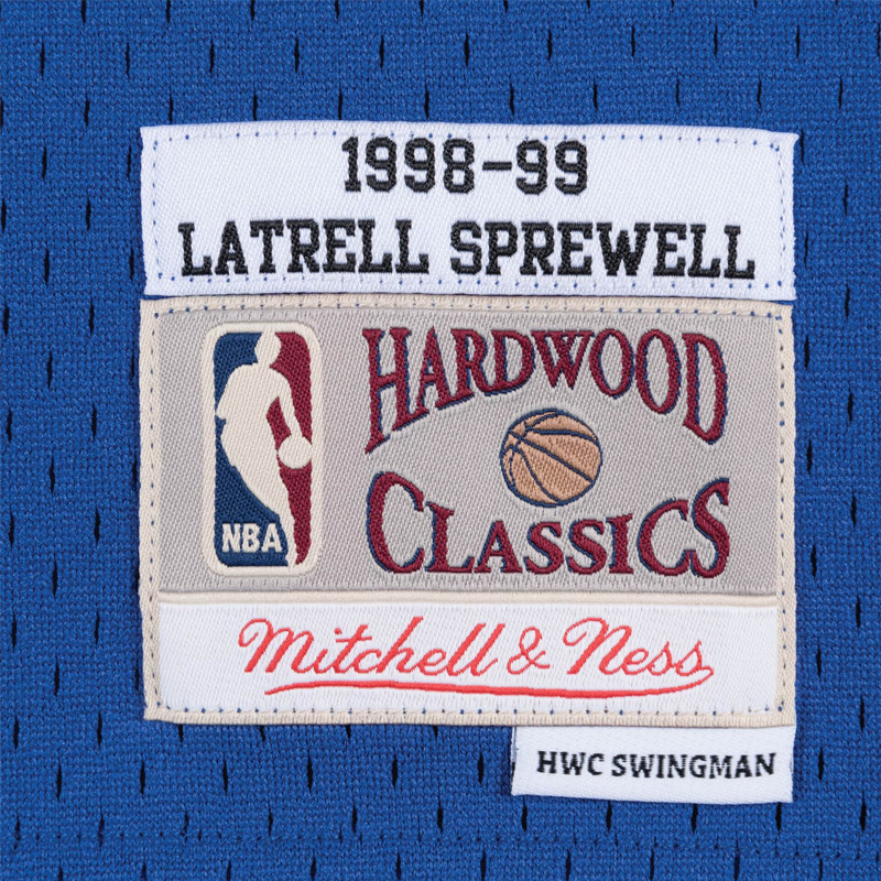 BAJU BASKET MITCHELL N NESS Latrell Sprewell New York Knicks Road 1998-99 Swingman Jersey
