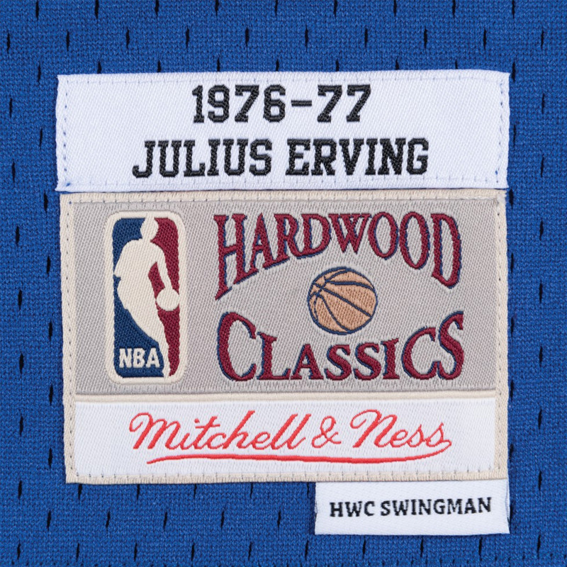 BAJU BASKET MITCHELL N NESS Julius Erving Philadelphia 76Ers Swingman Jersey 