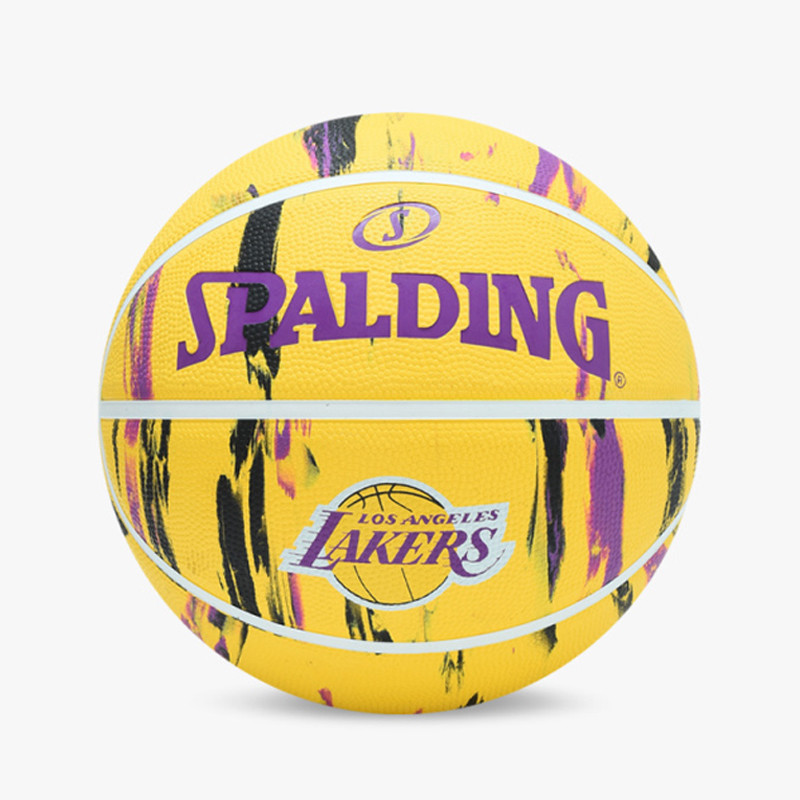 PERALATAN BASKET SPALDING NBA Marble LA Lakers