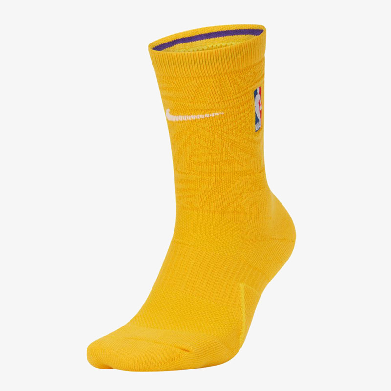 KAOS KAKI BASKET NIKE NBA Elite Los Angeles Lakers City Edition Crew Socks