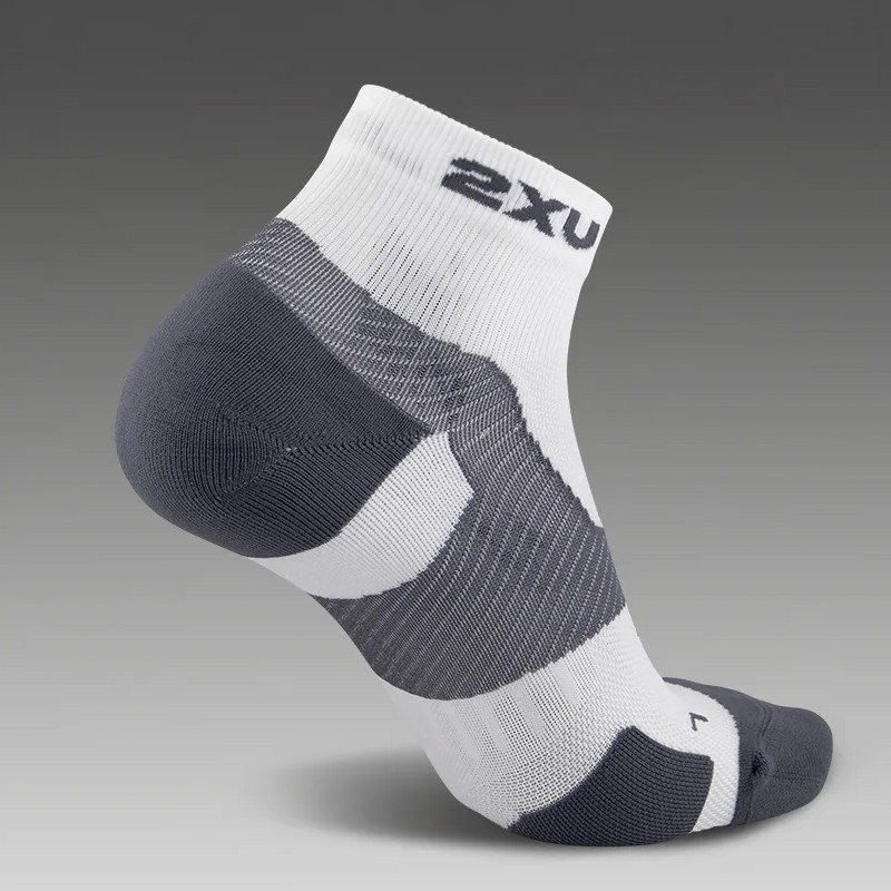 KAOS KAKI LARI 2XU Vectr Cushion Quarter Crew Compression Socks