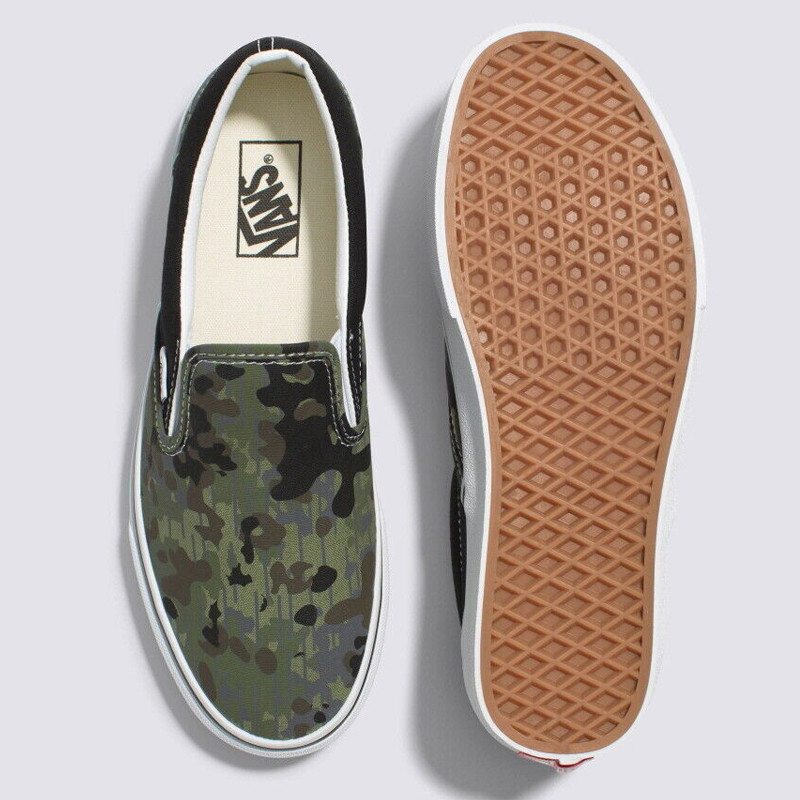 SEPATU SNEAKERS VANS Rain Camo Classic Slip-on