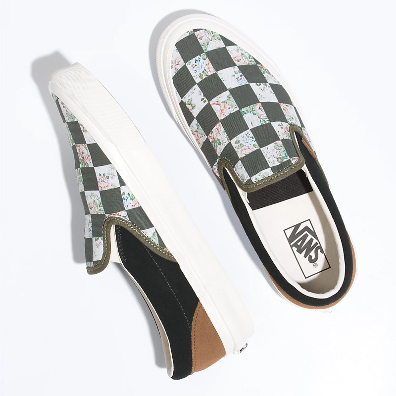 SEPATU SNEAKERS VANS BRICOLAGE CHECK CLASSIC SLIP-ON 98 DX