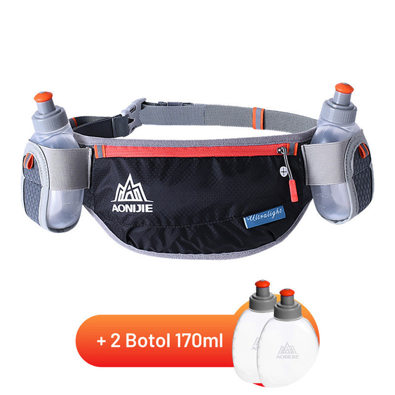 TAS LARI AONIJIE Waist Bag with 2 Bottles